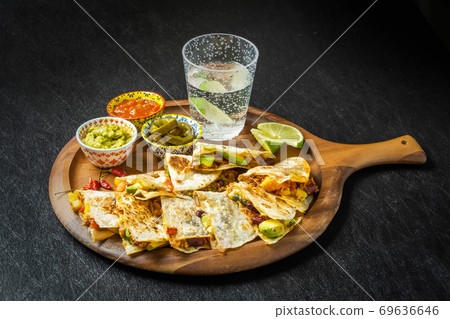 Mexican taco sandwich (Quesadilla), Quesadilla 69636646