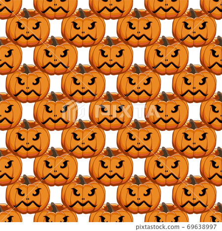 Illustration on theme big colored pattern Halloween 69638997