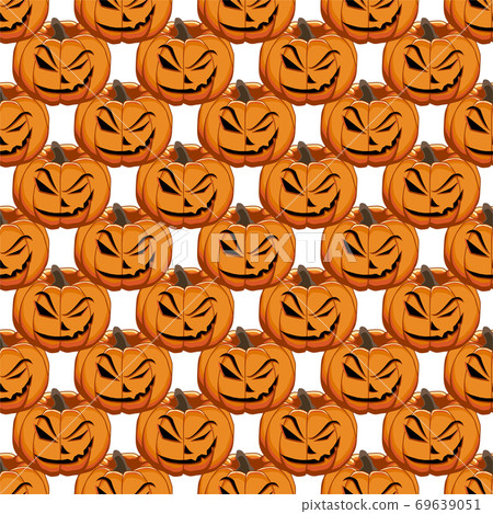 Illustration on theme big colored pattern Halloween 69639051