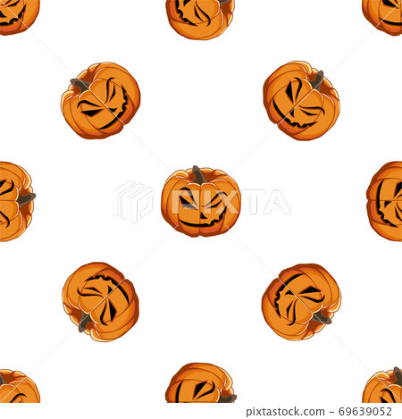 Illustration on theme big colored pattern Halloween Illustration on theme big colored pattern Halloween 69639052