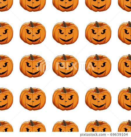 Illustration on theme big colored pattern Halloween Illustration on theme big colored pattern Halloween 69639104