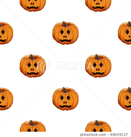 Illustration on theme big colored pattern Halloween Illustration on theme big colored pattern Halloween 69639137