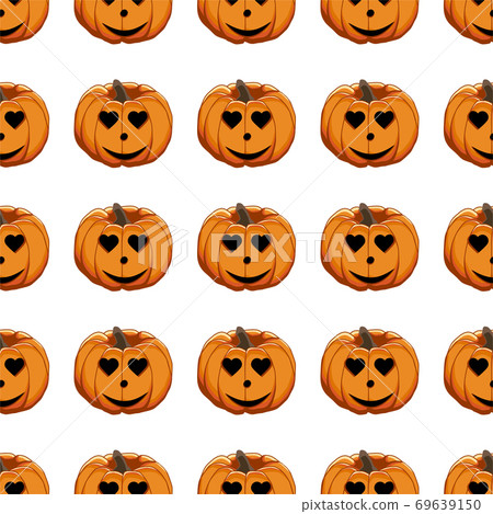 Illustration on theme big colored pattern Halloween Illustration on theme big colored pattern Halloween 69639150