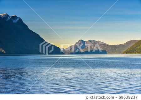 view of the lake and mountains view of the lake and mountains 69639237