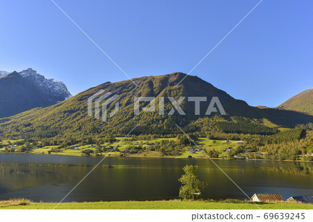 view of the lake and mountains view of the lake and mountains 69639245