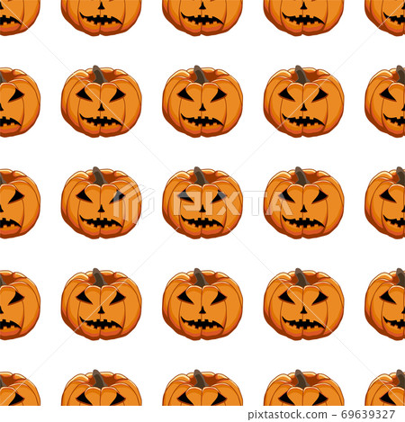 Illustration on theme big colored pattern Halloween Illustration on theme big colored pattern Halloween 69639327