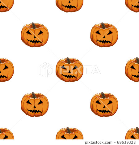 Illustration on theme big colored pattern Halloween Illustration on theme big colored pattern Halloween 69639328