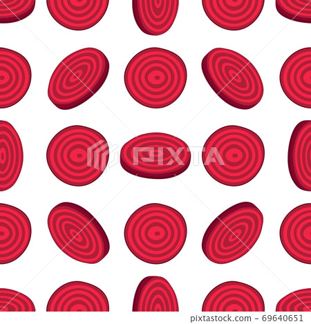 Illustration on theme of bright pattern sugar beet, vegetable root for seal Illustration on theme of bright pattern sugar beet, vegetable root for seal 69640651