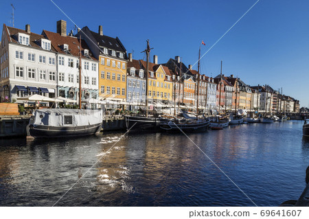 Nyhavn water front canal and touristic street Copenhagen Nyhavn water front canal and touristic street Copenhagen 69641607