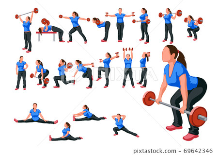 woman athlete woman athlete 69642346