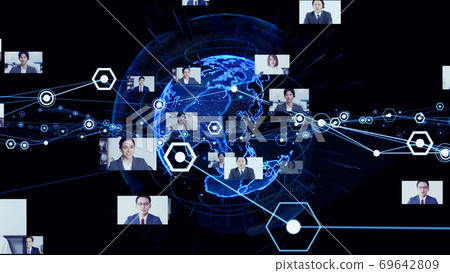 Global Business Video Conference Global Business Video Conference 69642809
