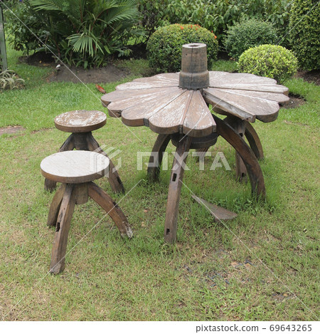wooden lawn chairs in the garden wooden lawn chairs in the garden 69643265