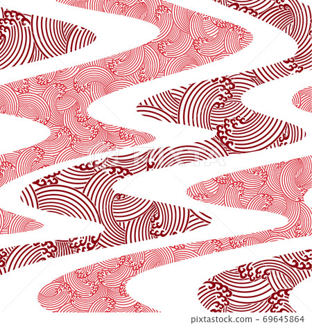 Modern running water crest Modern running water crest 69645864