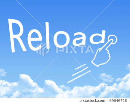 reload message cloud shape 69646728