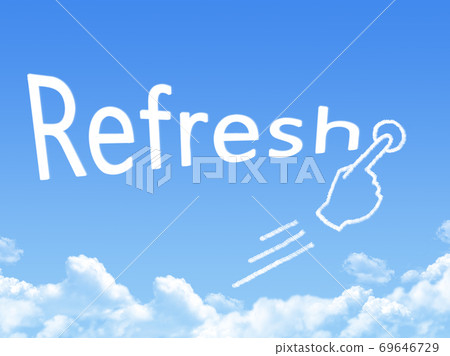 refresh message cloud shape 69646729