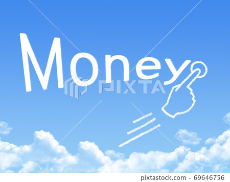 money message cloud shape 69646756