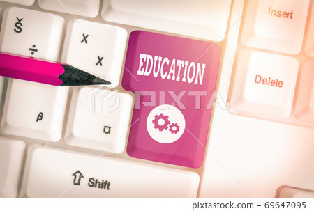 Writing note showing Education. Business photo Writing note showing Education. Business photo 69647095