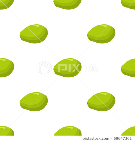 Illustration on theme big colored seamless papaya Illustration on theme big colored seamless papaya 69647361