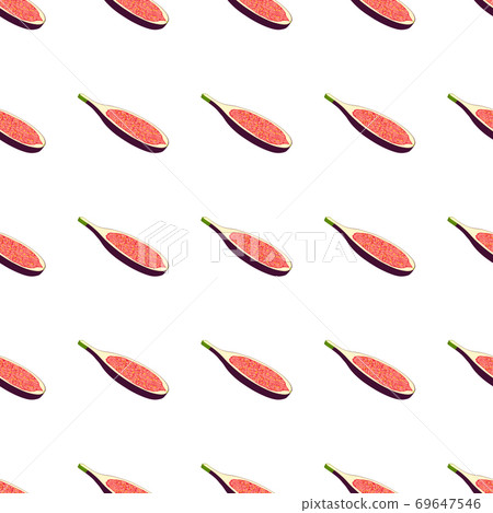 Illustration on theme big colored seamless purple fig Illustration on theme big colored seamless purple fig 69647546