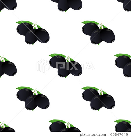 Illustration on theme of bright pattern italian olive Illustration on theme of bright pattern italian olive 69647649
