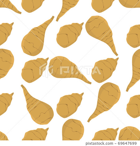 Illustration on theme of bright pattern jerusalem artichoke Illustration on theme of bright pattern jerusalem artichoke 69647699