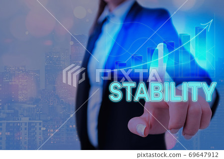 Text sign showing Stability. Conceptual photo 69647912