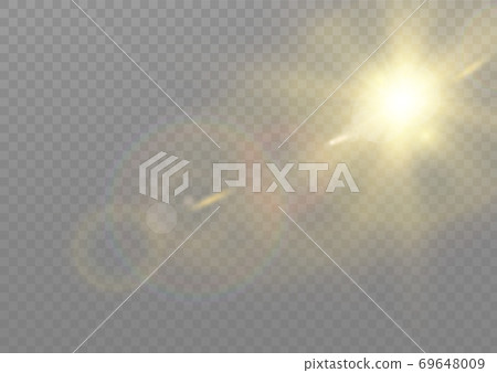 Sun lens flash. Sun lens flash. 69648009