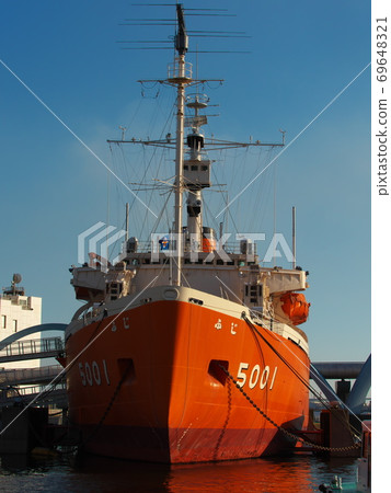 Antarctic Observation Ship Fuji at Nagoya Port Garden Pier Antarctic Observation Ship Fuji at Nagoya Port Garden Pier 69648321