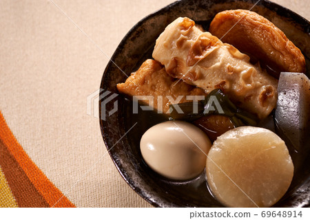 Oden on a black plate 69648914