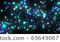 Glitter triangular particles 69649067