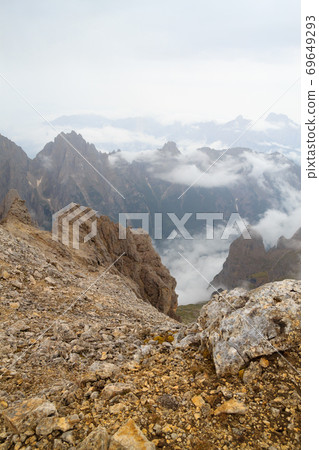 Dolomites landscape, Rosetta plateau, San Martino di Castrozza 69649293