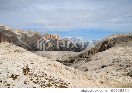 Dolomites landscape, Rosetta plateau, San Martino di Castrozza 69649294