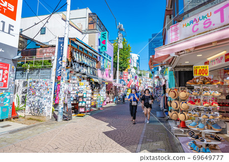 Takeshita Street in Harajuku Takeshita Street in Harajuku 69649777