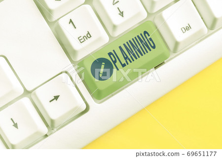 Text sign showing Planning. Conceptual photo Text sign showing Planning. Conceptual photo 69651177