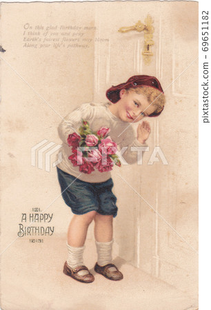 British antique postcard 100 years ago 69651182