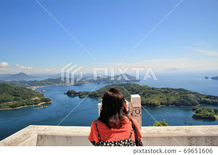 The islands of Setouchi seen from Mount Karei Observation Park The islands of Setouchi seen from Mount Karei Observation Park 69651606