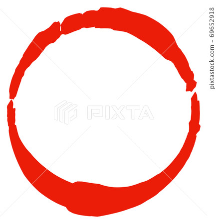 Red circle frame - Stock Illustration [69652918] - PIXTA