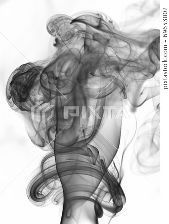 Flowing ink abstract shape Flowing ink abstract shape 69653002