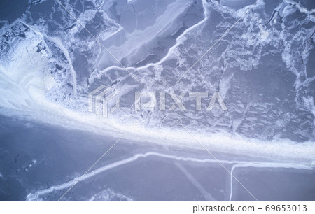Abstract blue ice background 69653013