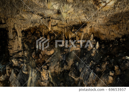 Stalactite cave in Rudine, Krk, Croatia 69653937