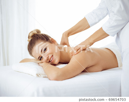 Blonde Wife Massage