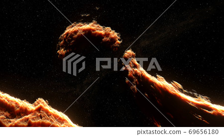 Universe filled with stars, deep space nebula and galaxy Universe filled with stars, deep space nebula and galaxy 69656180