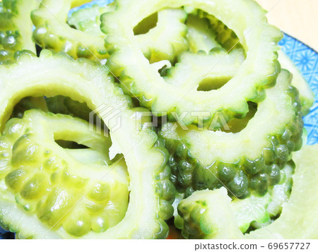 Bitter gourd slice Bitter gourd slice 69657727