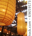 Surrounded by huge lanterns 69659573