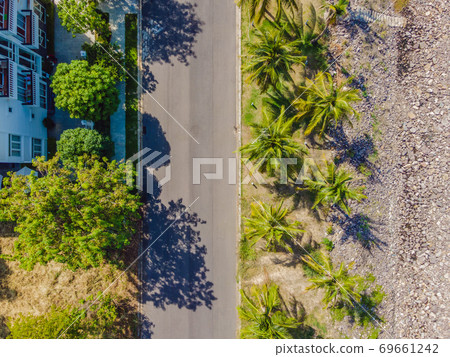 Buy a house by the sea concept Buy a house by the sea concept 69661242