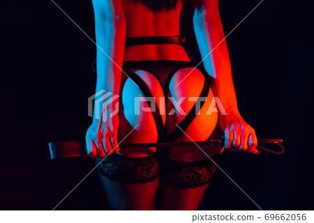 sexy ass slave girl in panties and stockings... - Stock Photo [69662056] -  PIXTA