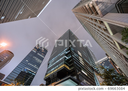 Tokyo cityscape in Japan I want the Sankei Shimbun in Otemachi 69663084