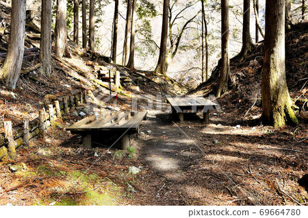 冬季淡澤山龜上平的休息地 冬季淡澤山龜上平的休息地 69664780