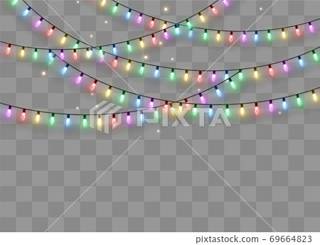 Christmas lights effect Christmas lights effect 69664823