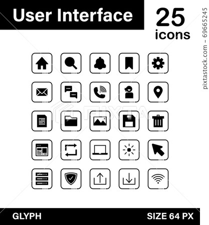 User Interface icon vector for design work. User Interface icon vector for design work. 69665245